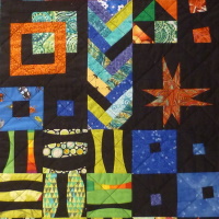 modern sampler quilt